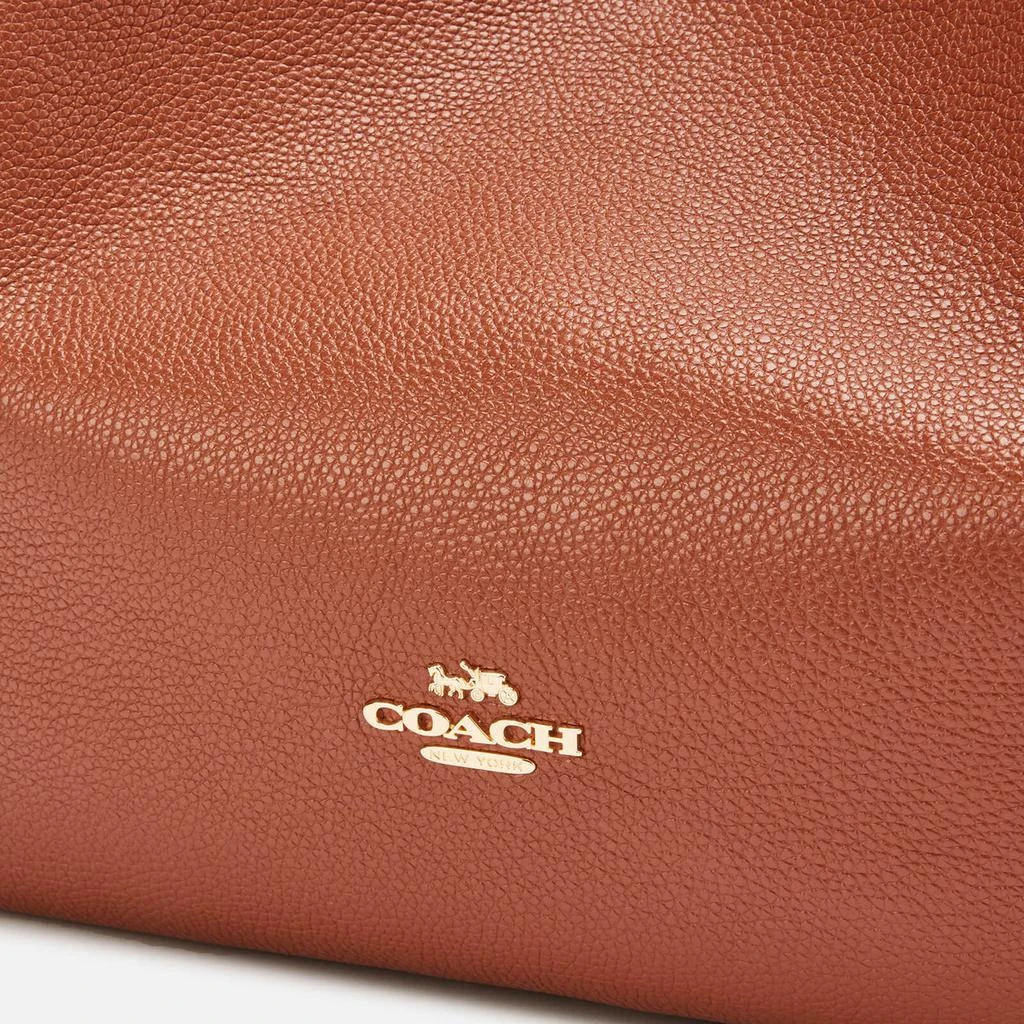 商品Coach|Coach Women's Polished Pebble Leather Hadley Hobo Bag - 1941 Saddle,价格¥2123,第4张图片详细描述