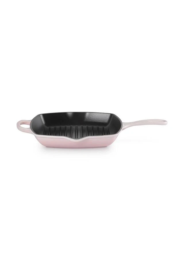 商品Le Creuset|Signature cast iron square grillit 26cm shell pink,价格¥1535,第2张图片详细描述