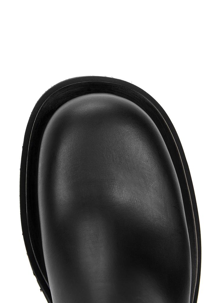 Lug black leather Chelsea boots商品第4张图片规格展示