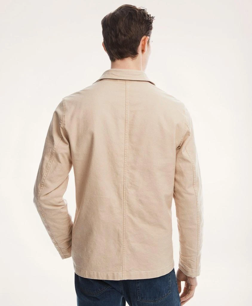 商品Brooks Brothers|Stretch Canvas Chore Jacket,价格¥1141,第2张图片详细描述