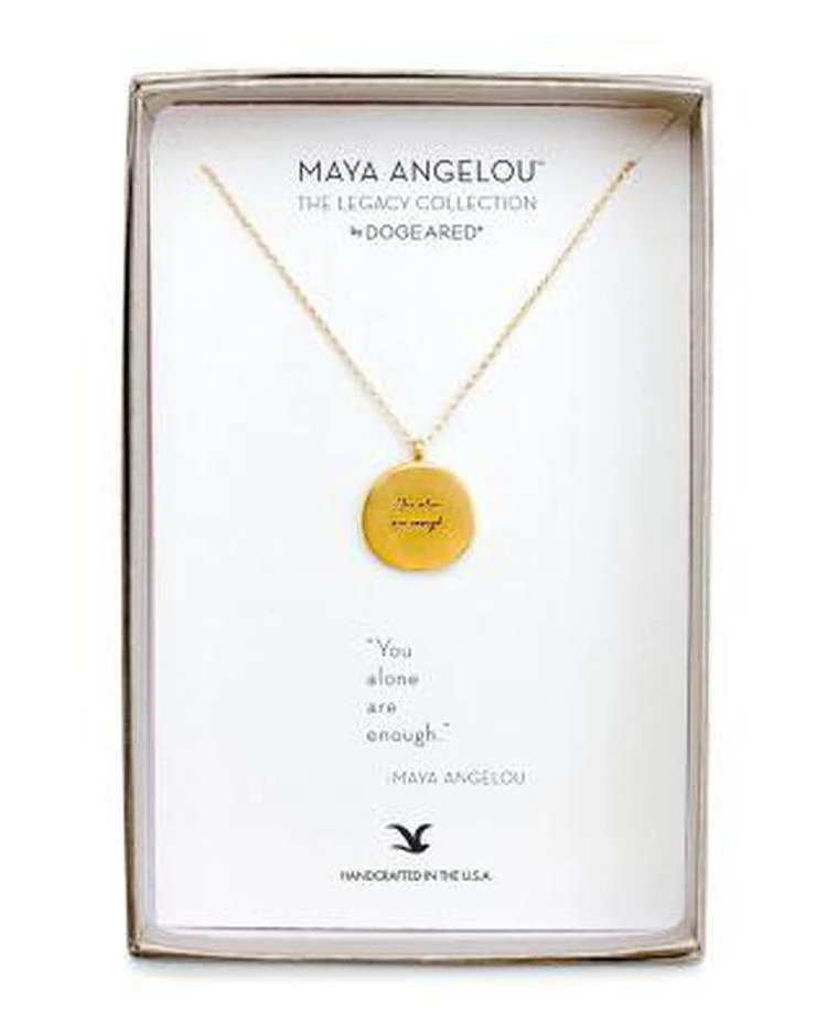 商品Dogeared|Maya Angelou Legacy Collection 你一个人就很好 项链,价格¥726,第1张图片