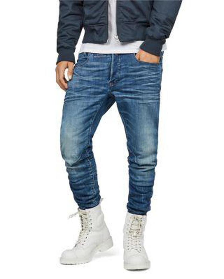 商品G-Star|D-Staq Slim Fit Jeans in Medium Indigo,价格¥889,第1张图片