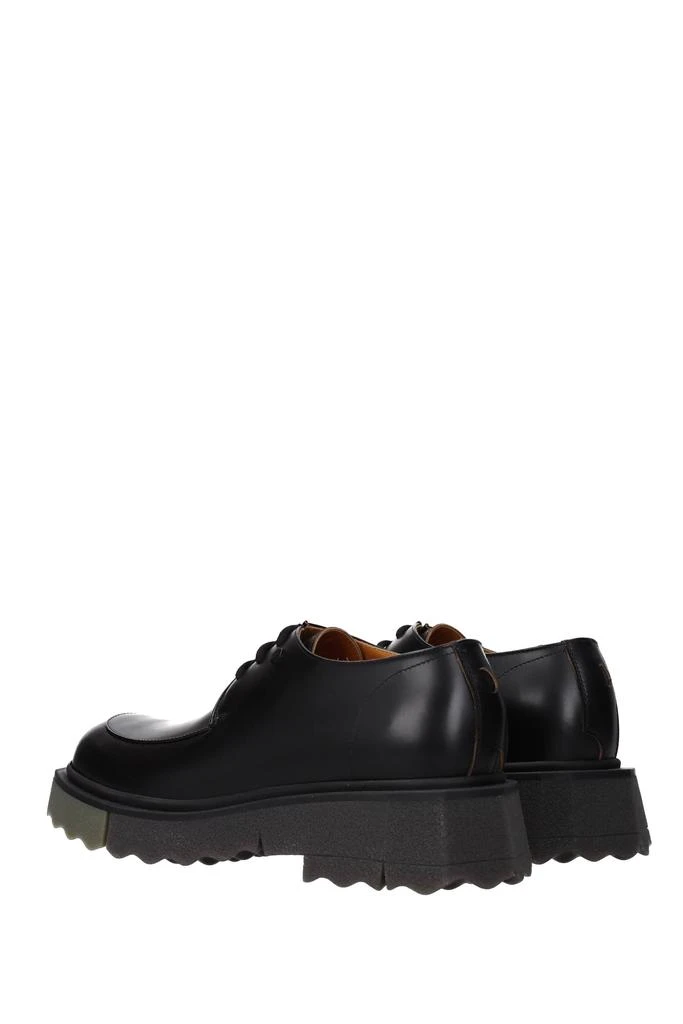 商品Off-White|Lace up and Monkstrap Leather Black,价格¥2652,第4张图片详细描述