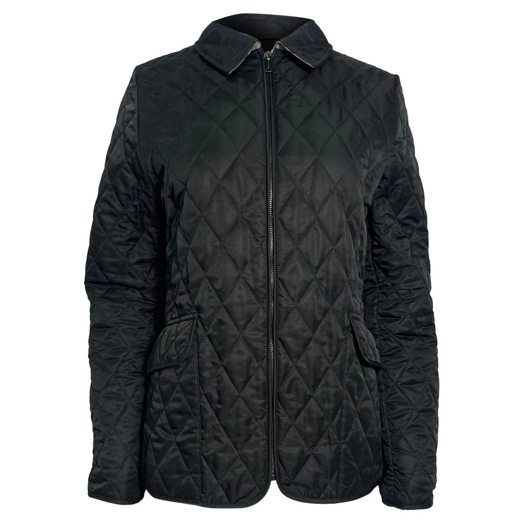 商品[二手商品] Burberry|Brit Quilted Zipped Down Jacket in Black Polyester,价格¥3604,第1张图片