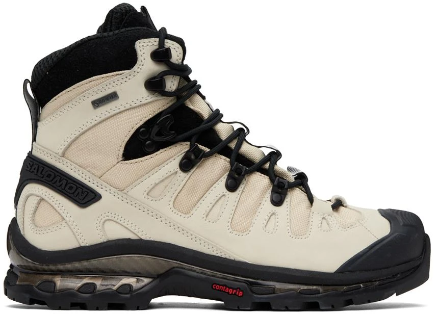 商品Salomon|Beige & Black Quest Advanced Boots,价格¥1752,第1张图片