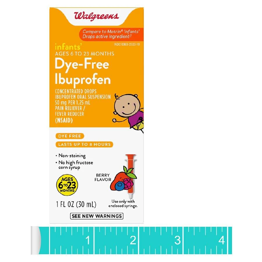 商品Walgreens|Infants' Ibuprofen Liquid Berry,价格¥71,第4张图片详细描述