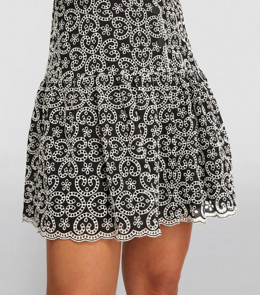 商品Sandro|Guipure Lace Mini Dress,价格¥2051,第4张图片详细描述