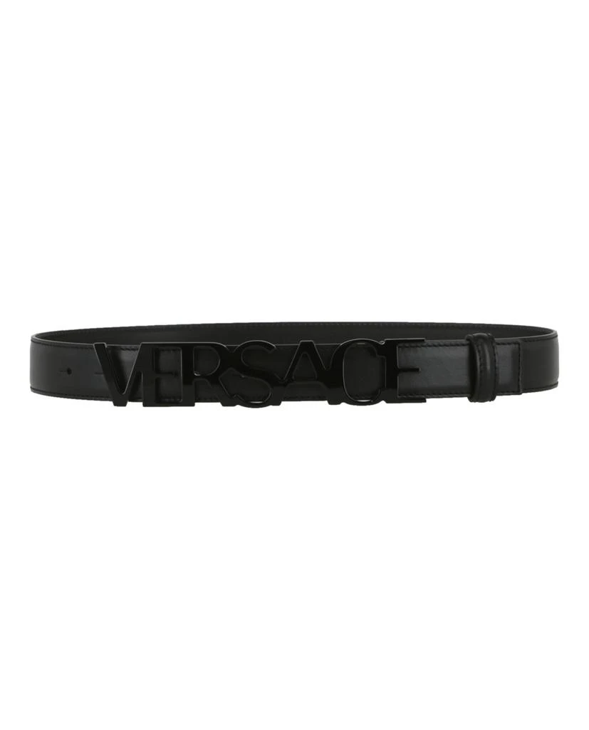 商品Versace|Logo Leather Belt,价格¥3000,第1张图片