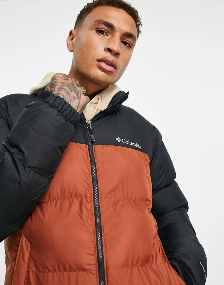 商品Columbia|Columbia Pike Lake puffer jacket in rust,价格¥740,第3张图片详细描述