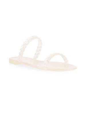 商品Stuart Weitzman|Braida Sawyer Jelly Sandals,价格¥375,第2张图片详细描述