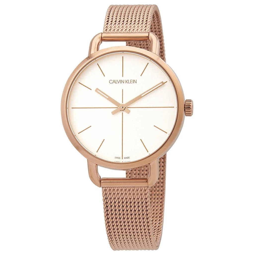 商品Calvin Klein|Even Quartz White Dial Ladies Watch K7B23626,价格¥373,第1张图片