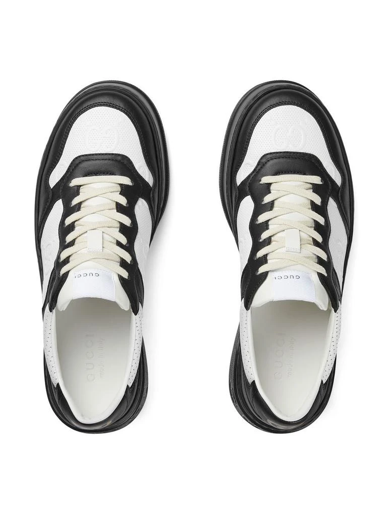 商品Gucci|GUCCI - Chunky B Leather Sneakers,价格¥6865,第3张图片详细描述