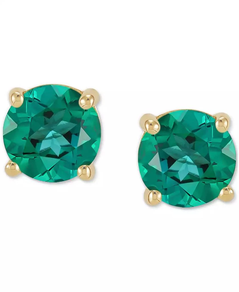 商品Macy's|Birthstone Stud Earrings in 14k Gold or 14k White Gold,价格¥748,第3张图片详细描述