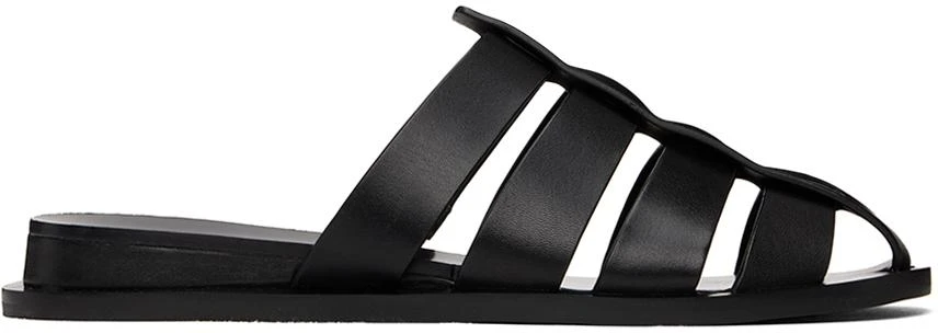 商品Rag & Bone|Black Beau Fisherman Slides,价格¥1569,第1张图片