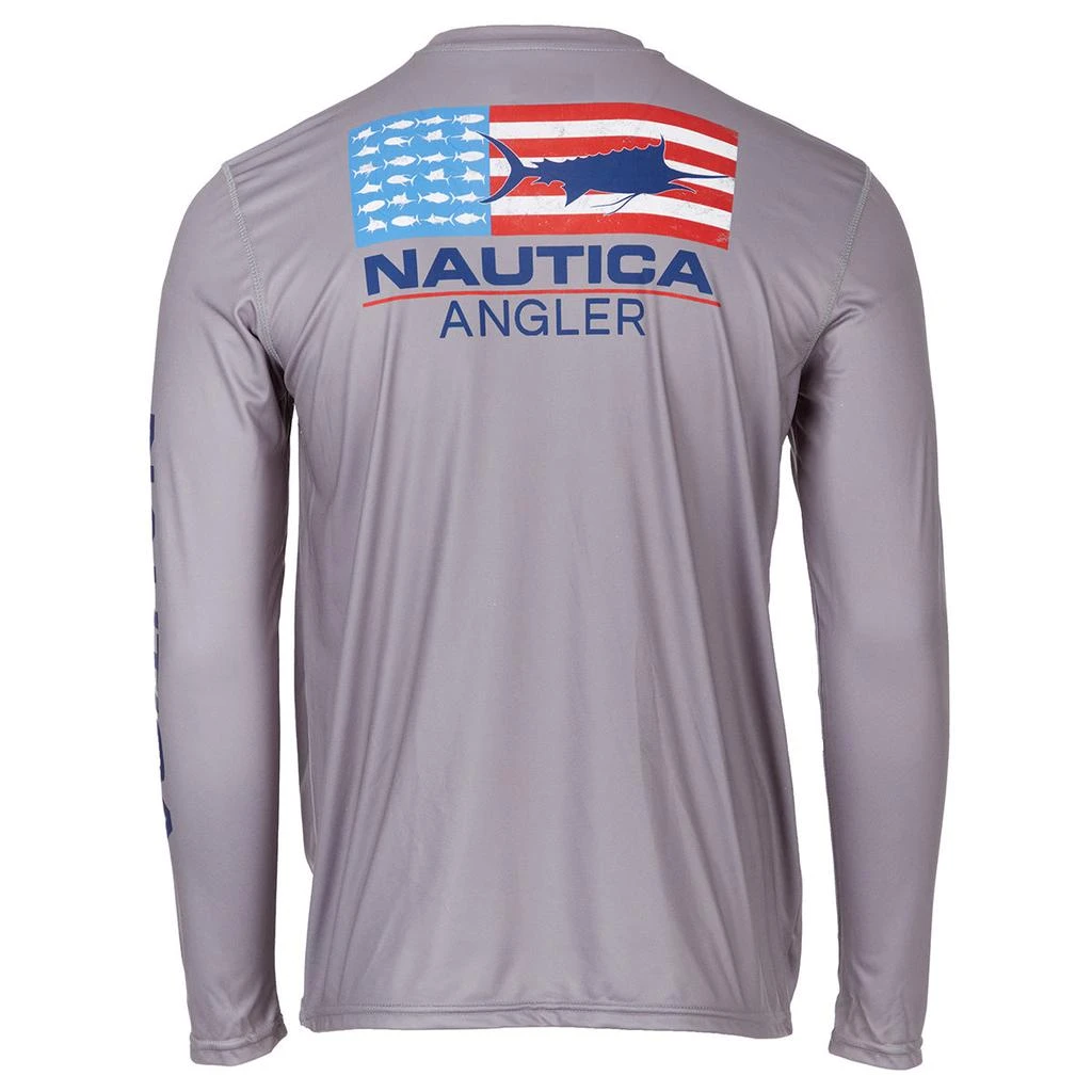 商品Nautica|Nautica Men's School Flag Long Sleeve Tee,价格¥99,第3张图片详细描述