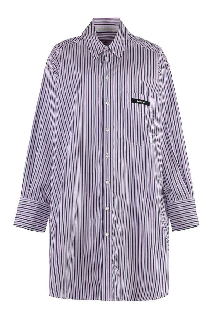 商品Palm Angels|Palm Angels Cotton Shirtdress,价格¥3543,第1张图片