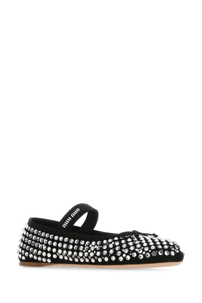 商品Miu Miu|Embellished mesh ballerinas,价格¥10362,第1张图片