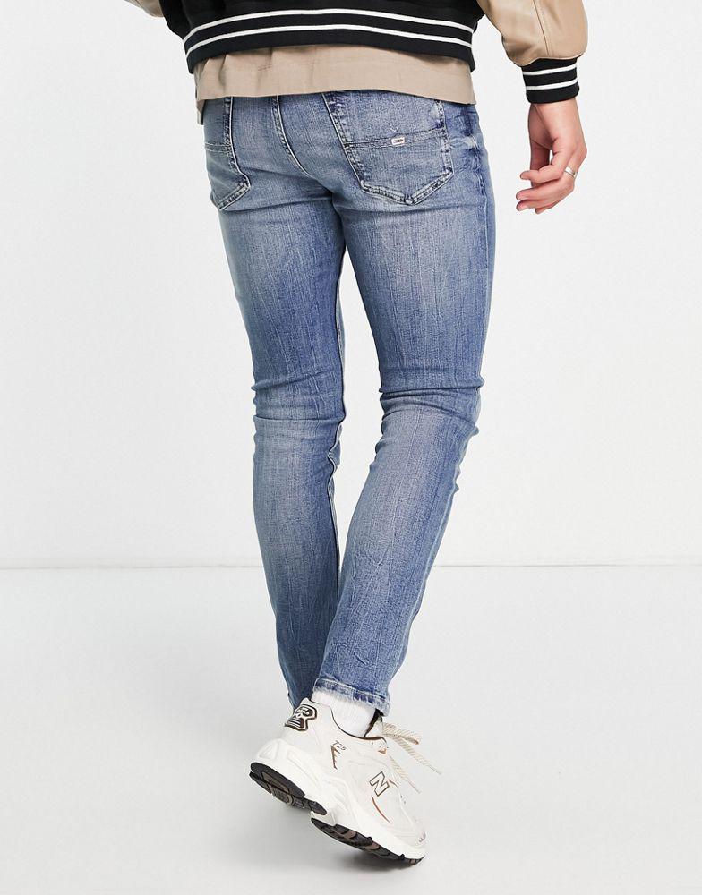 商品Tommy Hilfiger|Tommy Jeans Simon skinny fit jeans in mid wash,价格¥409,第4张图片详细描述
