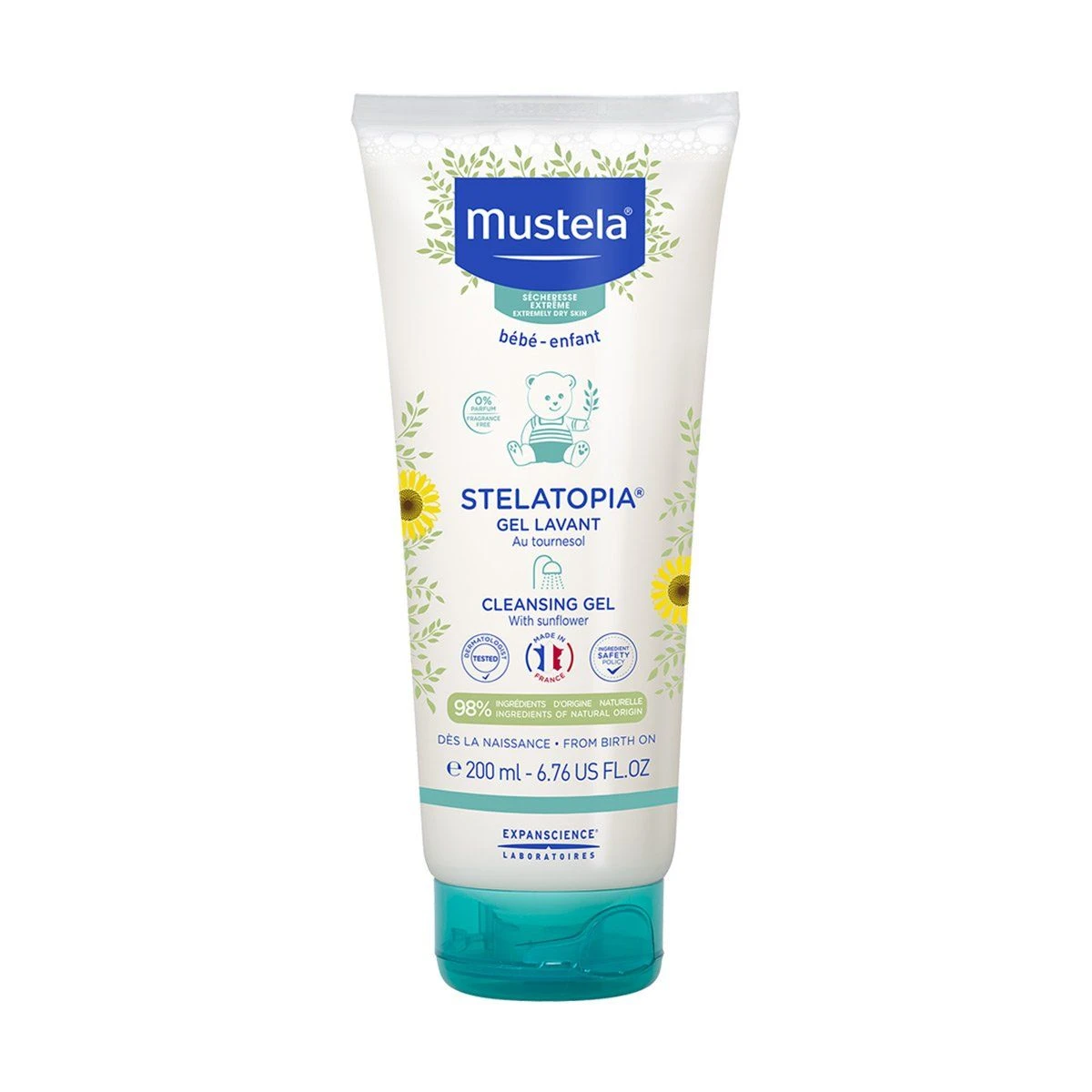 商品[国内直发] Mustela|妙思乐思恬雅沐浴露温和清洁缓解皮肤干燥宝宝沐浴露200ML,价格¥149,第1张图片