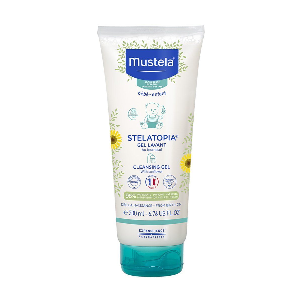 商品[国内直发] Mustela|妙思乐思恬雅沐浴露温和清洁缓解皮肤干燥宝宝沐浴露200ML,价格¥140,第1张图片