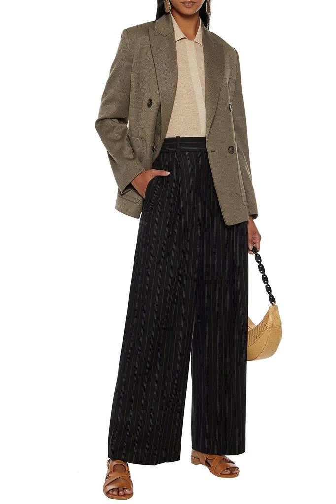 商品Vince|Double-breasted wool-blend twill blazer,价格¥809,第4张图片详细描述