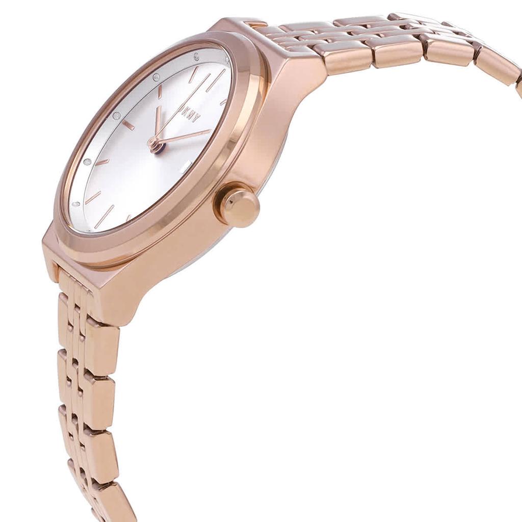 DKNY Parsons Quartz White Dial Ladies Watch NY2947商品第2张图片规格展示