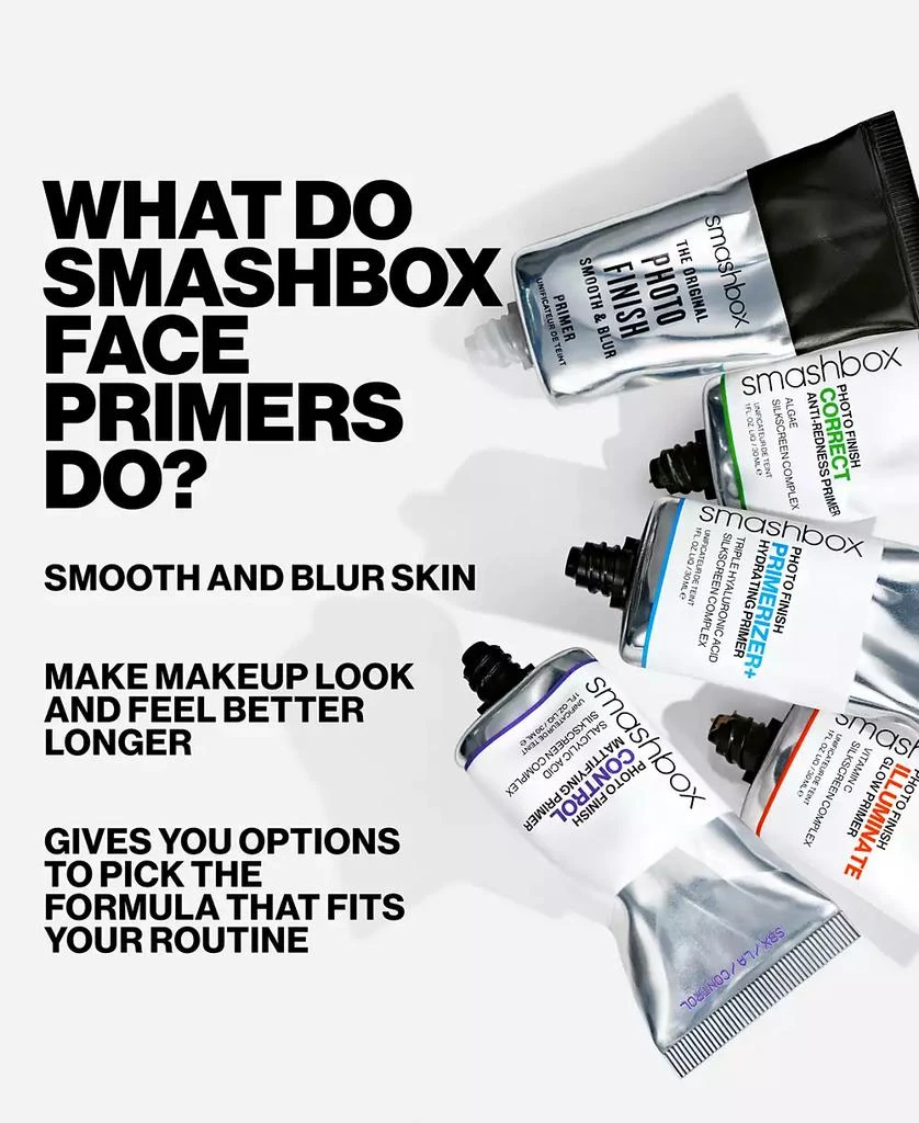 商品Smashbox Cosmetics|5-Pc. On-Set Essentials Mini Photo Finish Primer Set,价格¥379,第3张图片详细描述