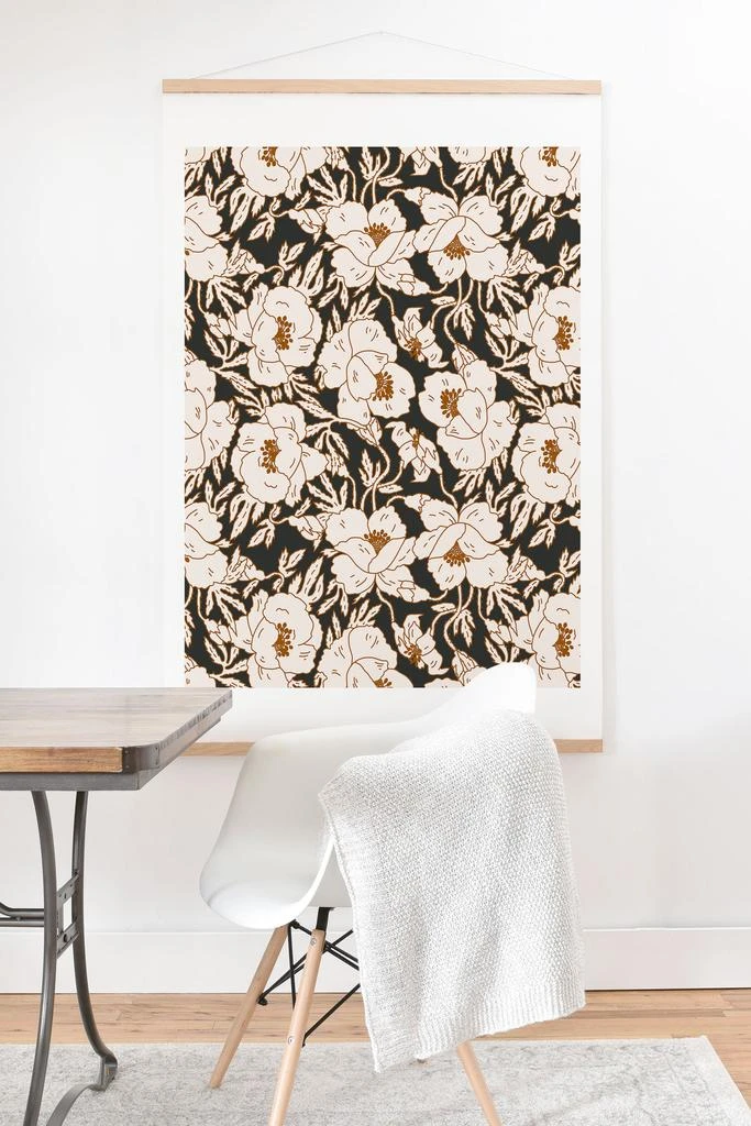 商品DENY Designs|Holli Zollinger INDRA POPPY DARK Art Print with Oak Hanger,价格¥368,第1张图片
