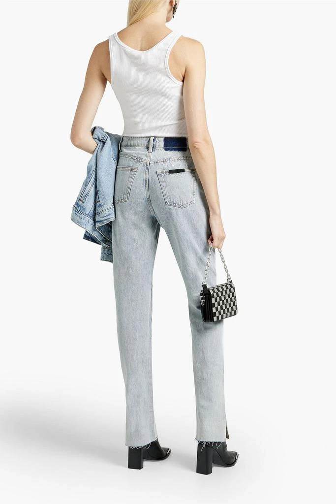 商品Ksubi|Faded high-rise straight-leg jeans,价格¥366,第3张图片详细描述