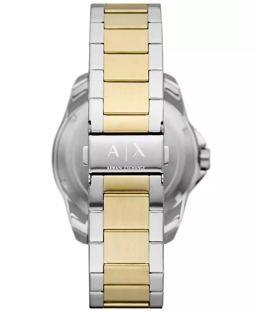 商品Armani Exchange|Men's Spencer Three Hand Date Two-Tone Stainless Steel Watch 44mm,价格¥1085,第3张图片详细描述