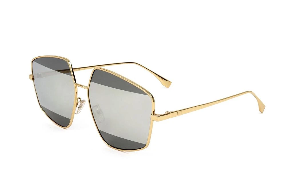 商品Fendi|Fendi Eyewear Geometric Frame Sunglasses,价格¥1359,第2张图片详细描述