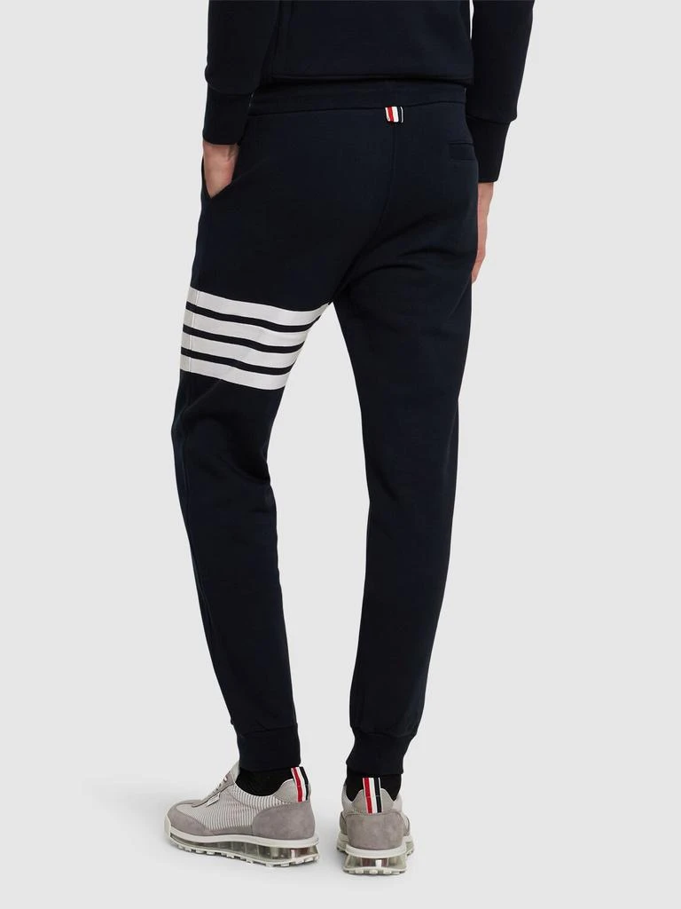 商品Thom Browne|Intarsia Stripes Cotton Sweatpants,价格¥3649,第2张图片详细描述