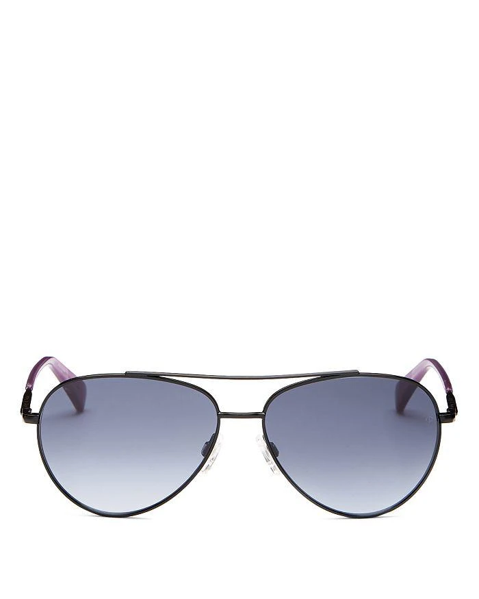 商品Rag & Bone|Brow Bar Aviator Sunglasses, 58mm,价格¥1612,第4张图片详细描述
