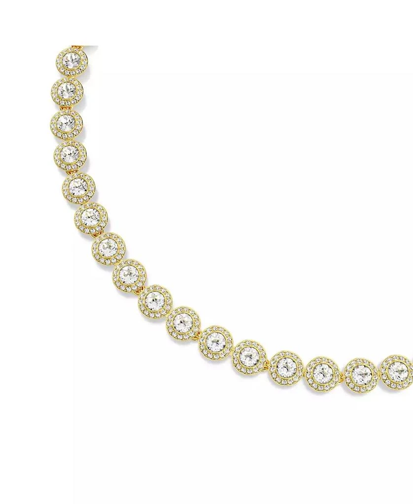 商品Swarovski|Una Angelic Round Cut White Gold-Tone Plated Tennis Necklace,价格¥2355,第4张图片详细描述