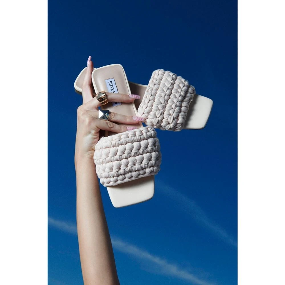 商品Steve Madden|Women's Santina Woven Slide Sandals,价格¥401,第4张图片详细描述