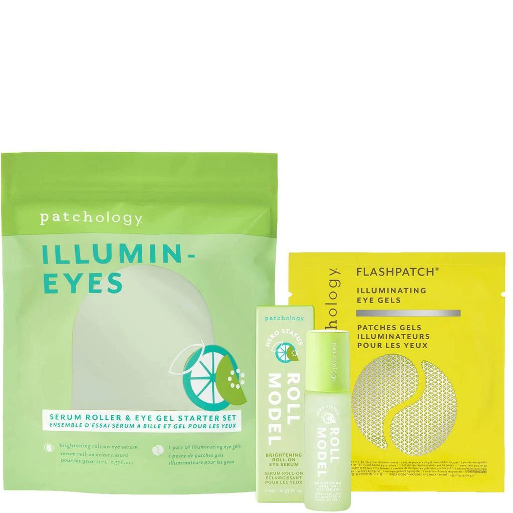 商品Patchology|Patchology Roll Model Brightening Roll On Eye Serum and Illuminating Eye Gel Kit,价格¥208,第1张图片