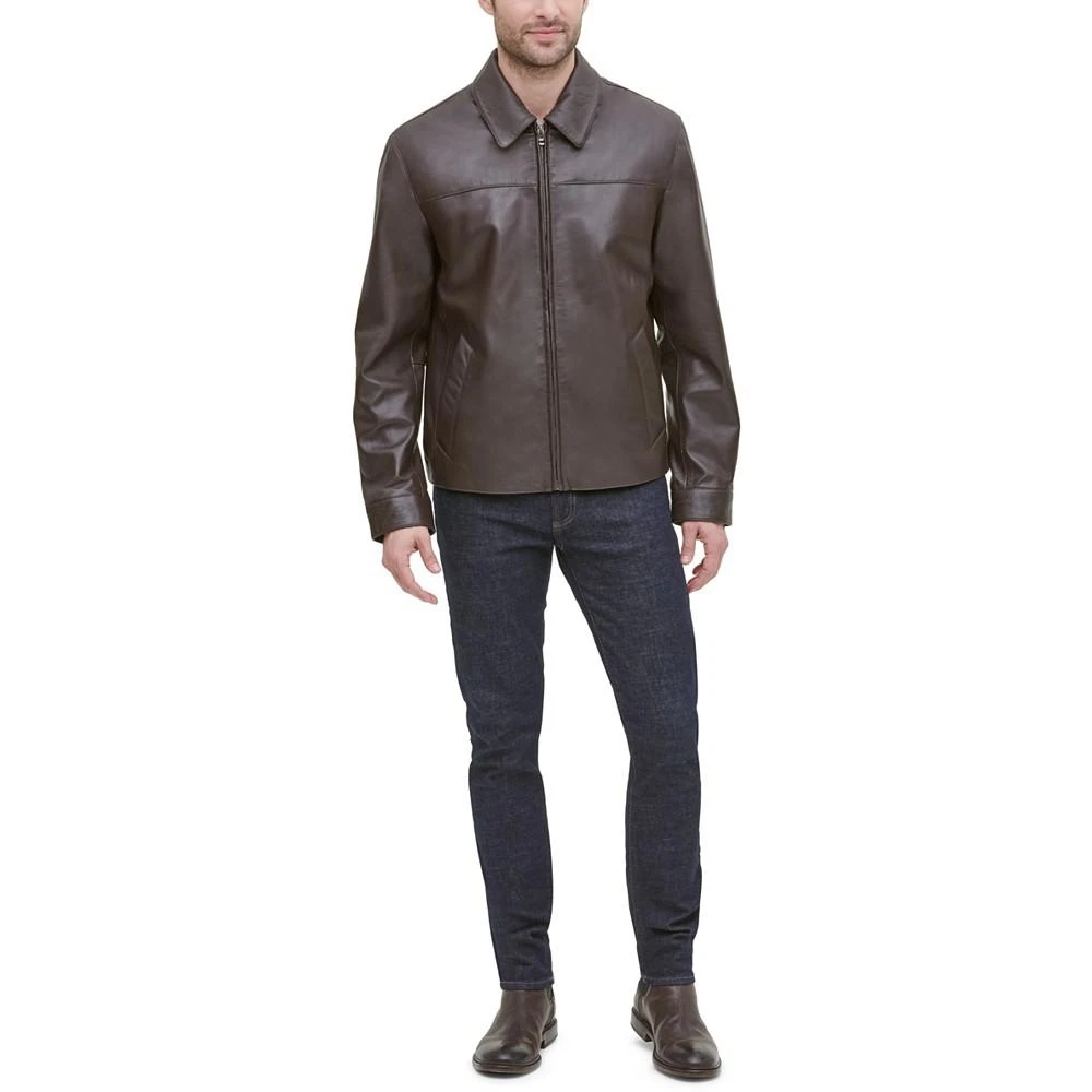 Cole Haan Men's Leather Jacket, Created for Macy's Jackets | BeyondStyle