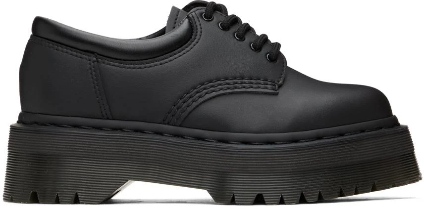 商品Dr. Martens|Black Vegan 8053 Quad Mono Oxfords,价格¥1307,第1张图片