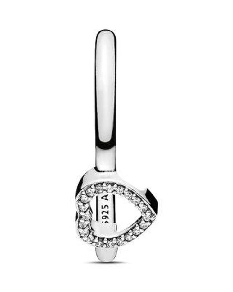 商品PANDORA|Ring - Sterling Silver & Cubic Zirconia Puzzle Heart Frame,价格¥412,第2张图片详细描述