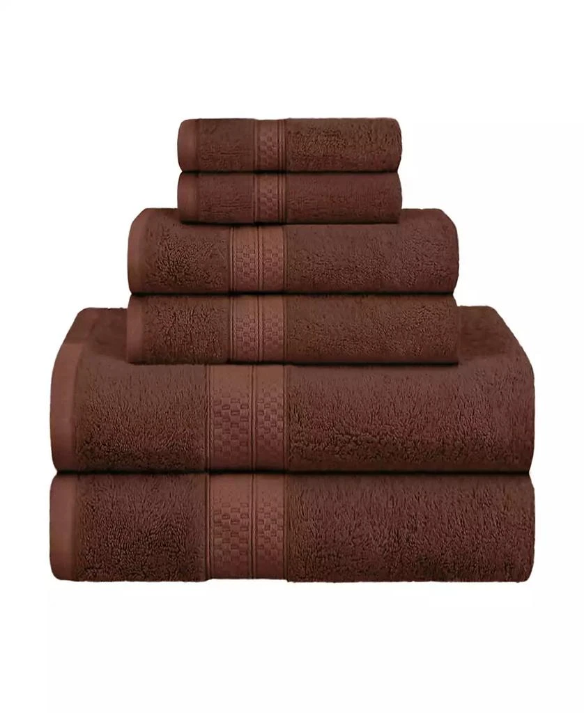 商品Superior|Rayon from Bamboo Blend Ultra Soft Quick Drying Solid 6 Piece Assorted Towel Set,价格¥471,第1张图片