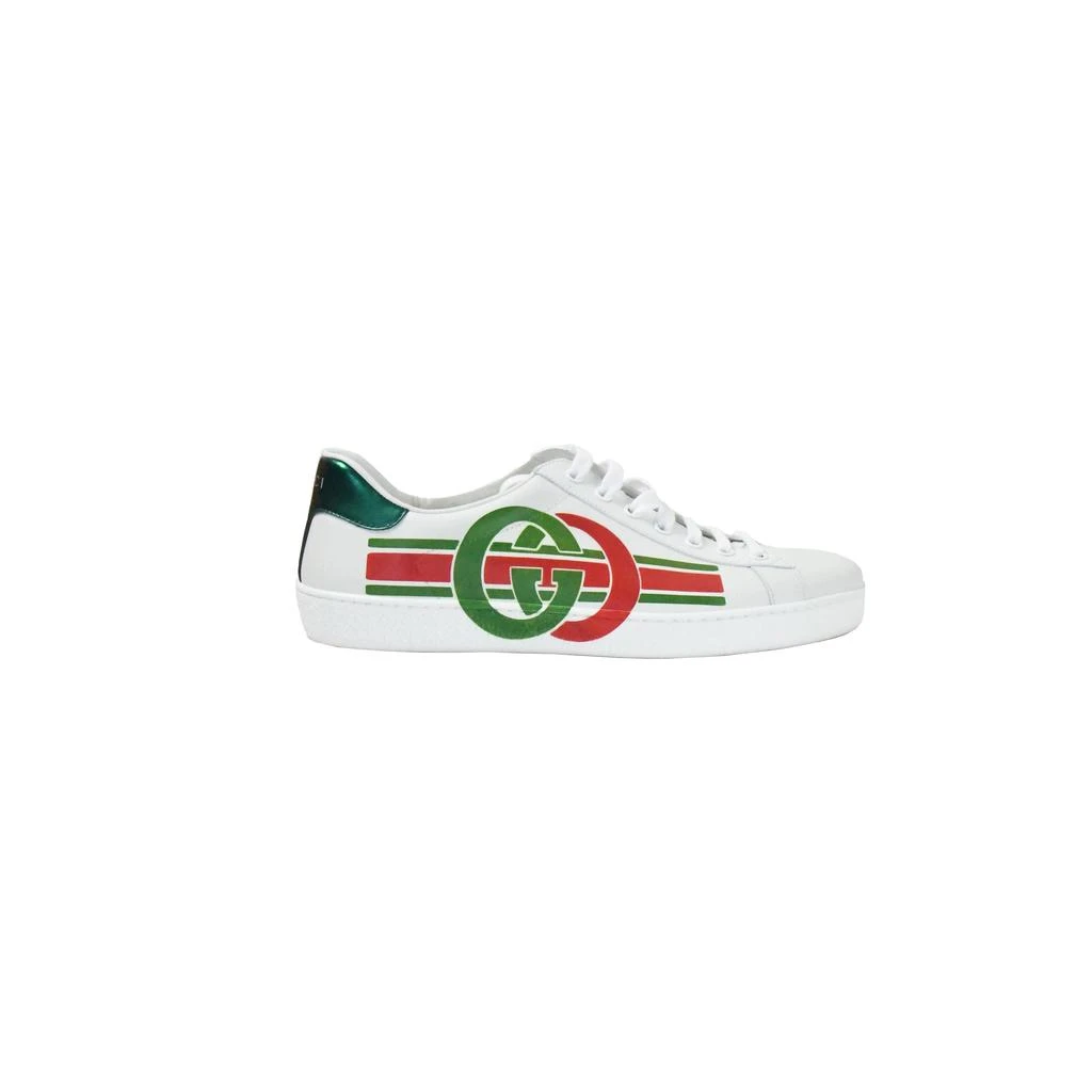 商品Gucci|Gucci Ace Sneaker White Red Verde,价格¥4381,第2张图片详细描述