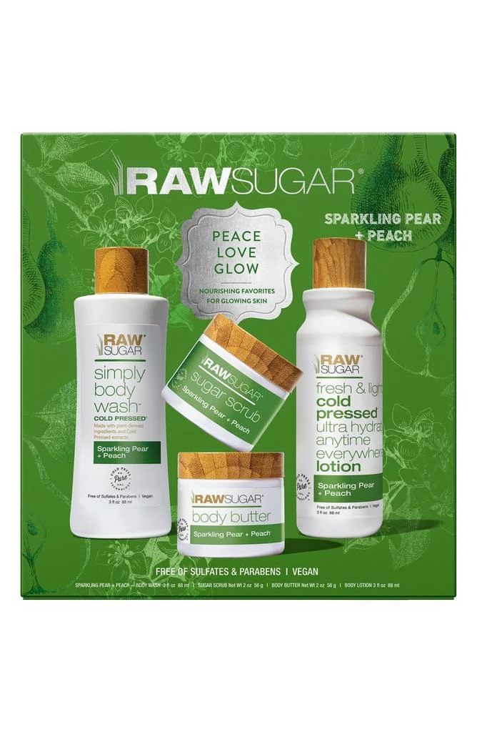 商品Raw Sugar|Peace Love Glow Gift Set,价格¥76,第3张图片详细描述