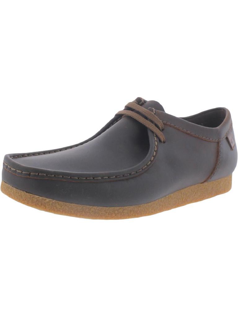商品Clarks|Shacre Ii Run Mens Leather Moc Toe Loafers,价格¥594-¥601,第1张图片