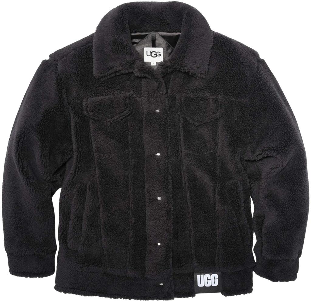 Ugg Frankie Sherpa Trucker Jacket Black商品第1张图片规格展示