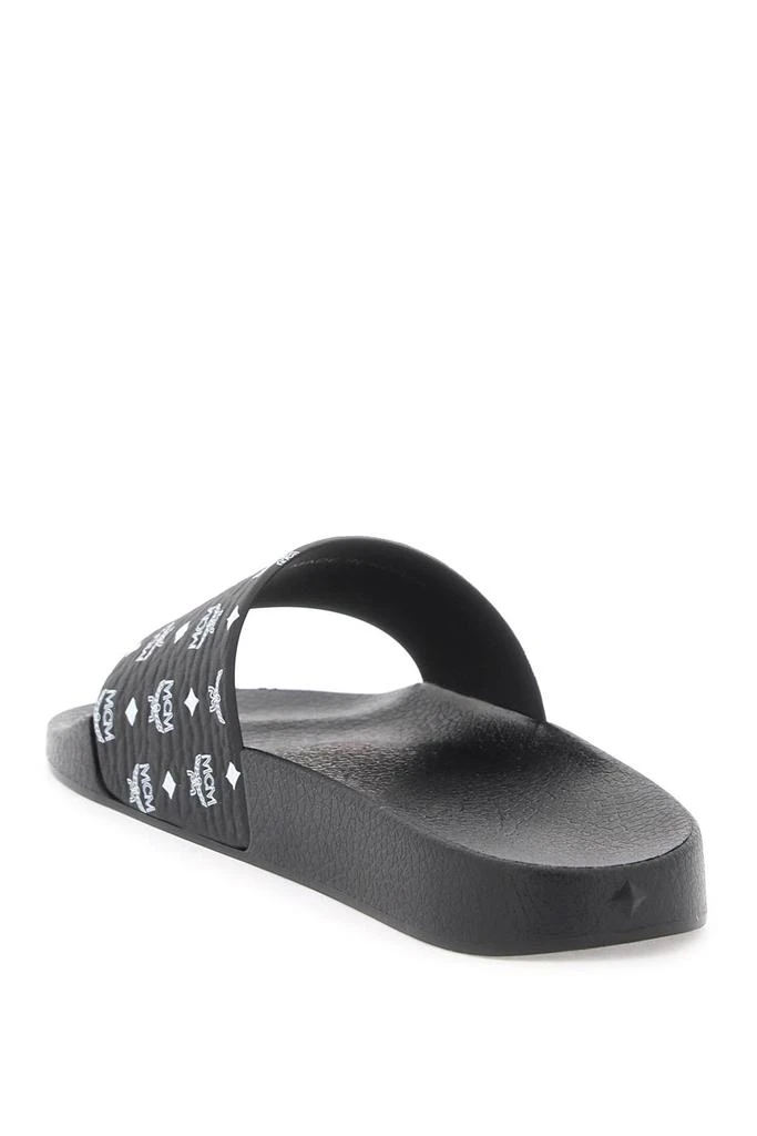 商品MCM|Mcm monogram print rubber slides,价格¥808,第3张图片详细描述