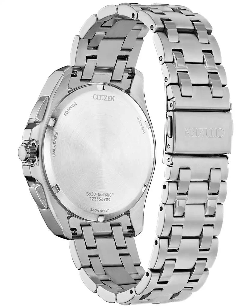 商品Citizen|Eco-Drive Men's Chronograph Classic Stainless Steel Bracelet Watch 41mm,价格¥1875,第3张图片详细描述