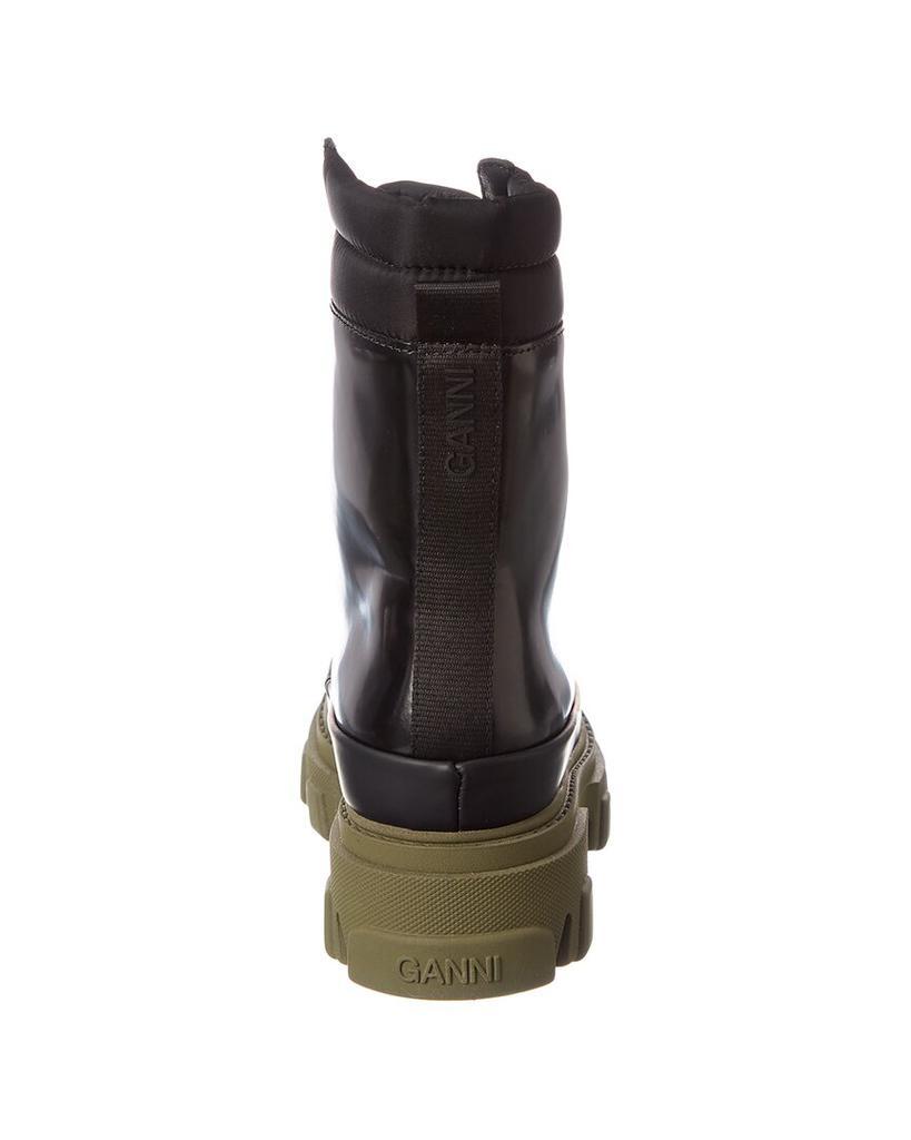 商品Ganni|GANNI Quilted Nylon & Leather Combat Boot,价格¥1820,第5张图片详细描述