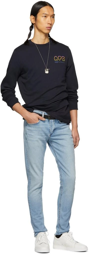 商品A.P.C.|Navy V2.0 Rainbow Sweatshirt,价格¥547,第5张图片详细描述