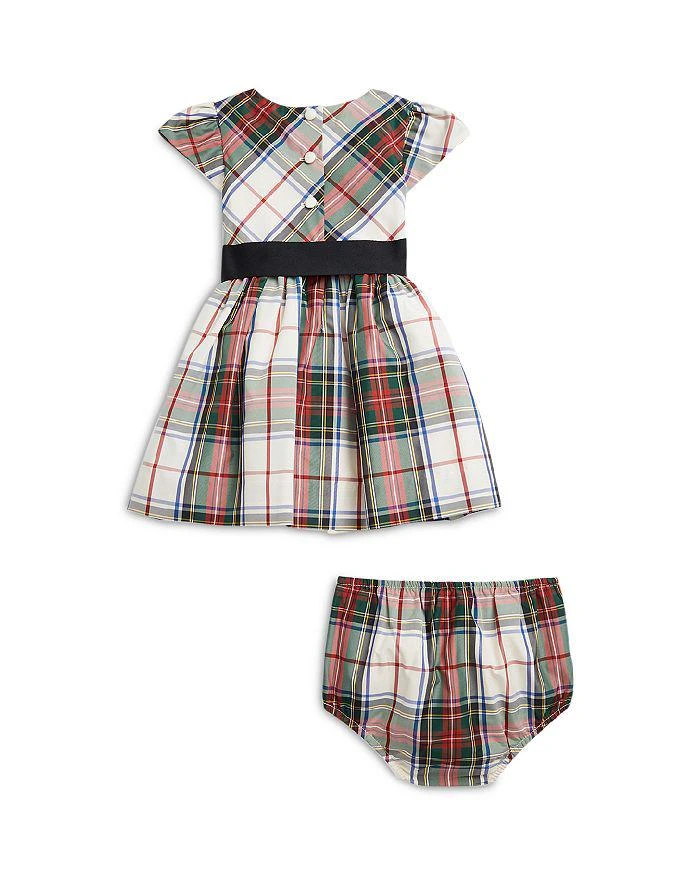 商品Ralph Lauren|Girls' Plaid Dress & Bloomers Set - Baby,价格¥171,第2张图片详细描述
