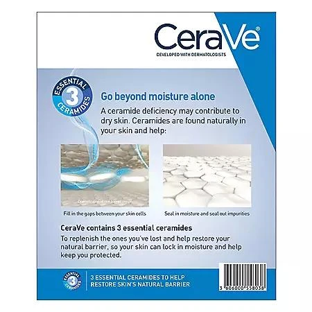 商品CeraVe|CeraVe Daily Moisturizing Lotion, Normal to Dry Skin (12 fl. oz., 2 pk.),价格¥160,第3张图片详细描述